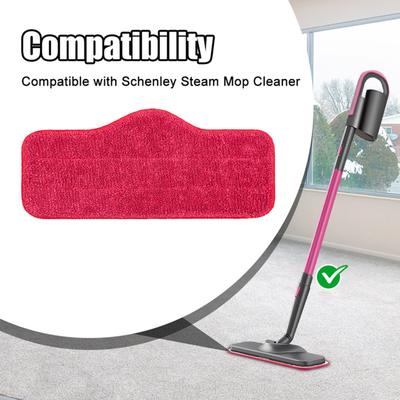 5Pieces Washable and Reusable Microfiber Steams Mop Pads Cloth for Schenley Cleaner Spare Part Replacement Accessories