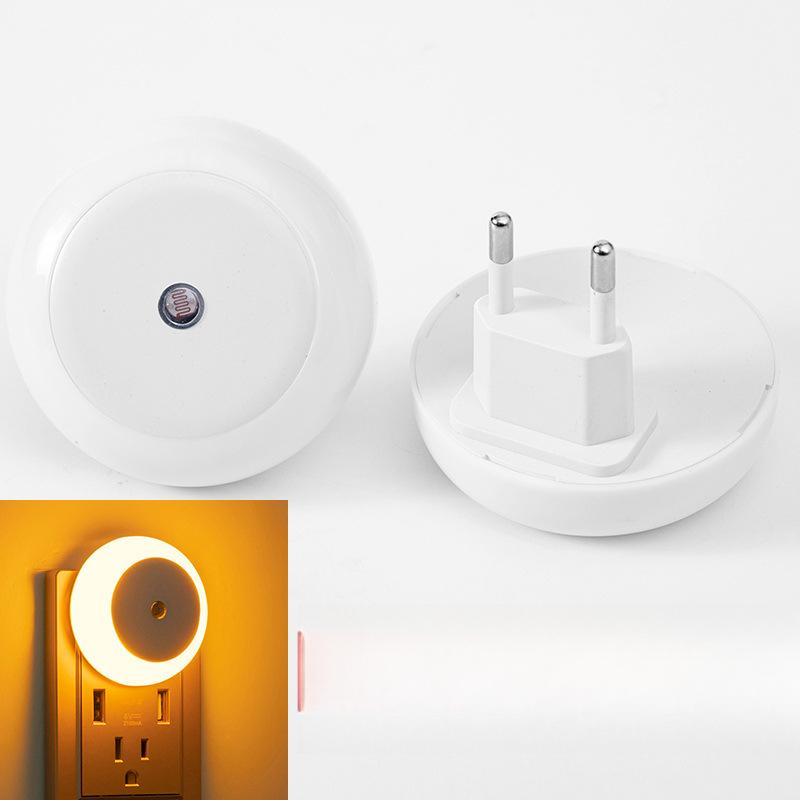 Plug-in Light-controlled Sensor Smart Night Light Dusk-to-dawn Sensor Light Control Switch Suitable for Corridors, Bedrooms, Children's Rooms