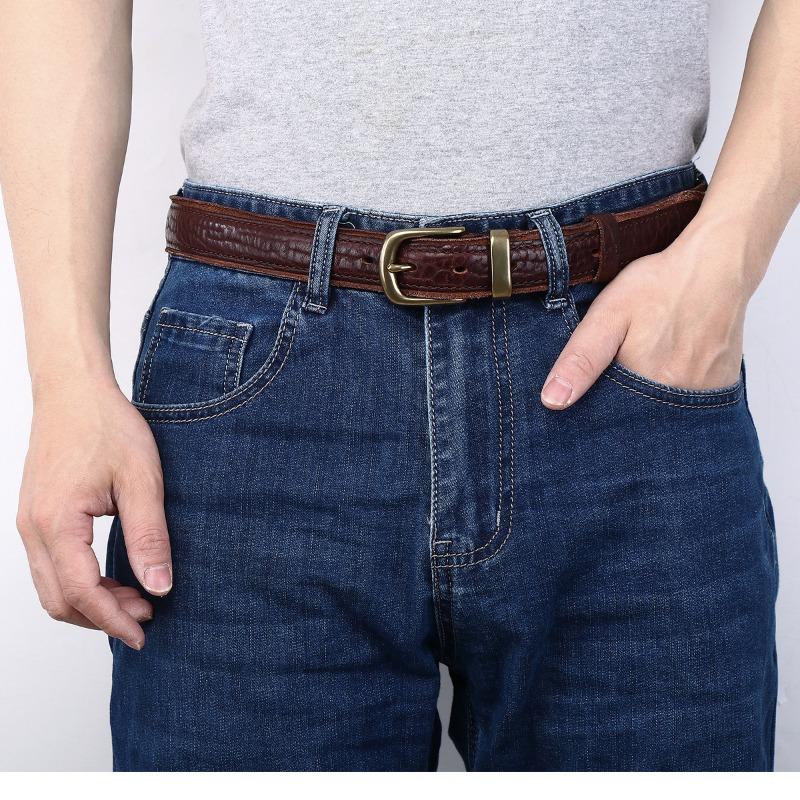 Curea retro la modă personalizată cu decor vechi pentru femei, din piele naturală, primul strat, din piele de vacă, pentru blugi