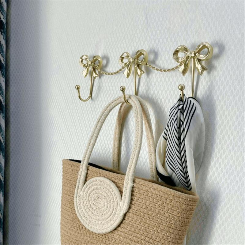 Stylish Wall Mounted Hook with Invisible Screws for Hanging Coat and Bags Strong Load Capacity Metal Clothes Hanger