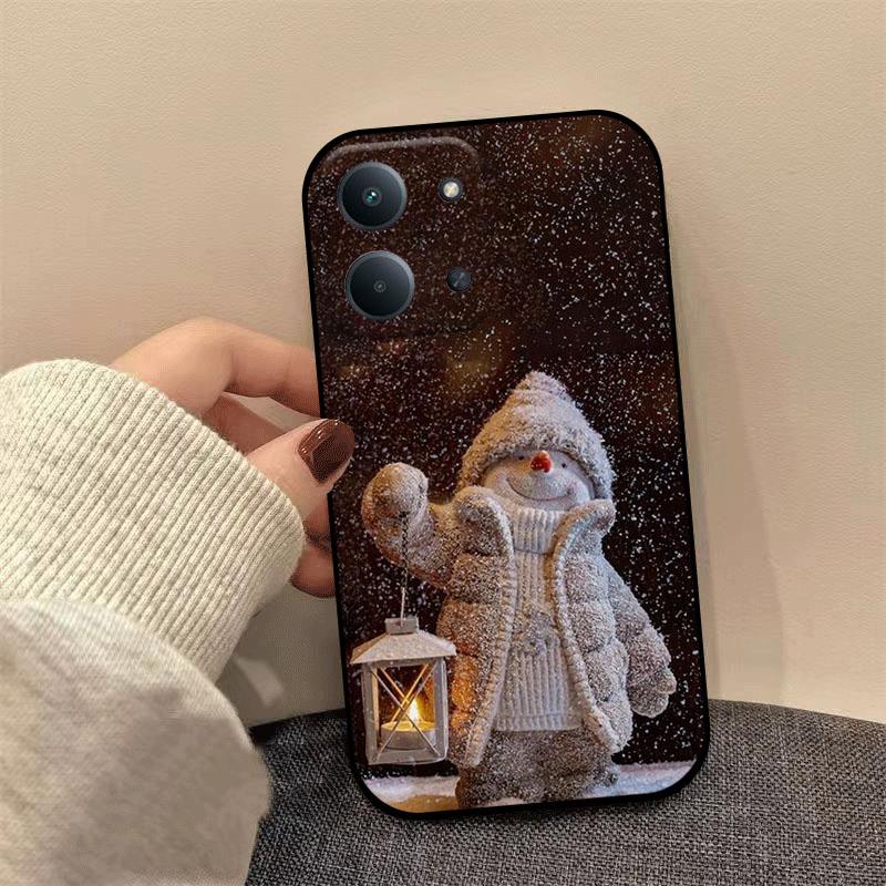 Shockproof Case For Xiaomi Redmi 15C 15 14C 13C 13 A5 A3  A1 A2 Plus Soft TPU Silicone Bumper Christmas Painting Phone Cover