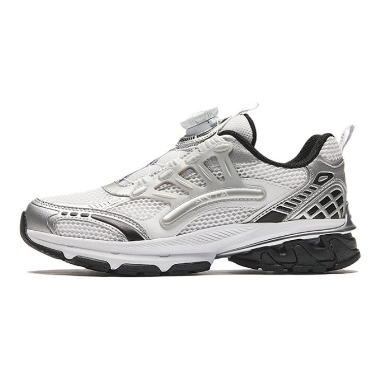 Anta Kids Cushion Running Shoes White Black Blue 312438804-5 37