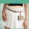 Vintage Waist Bag For Women With Key Phone Dual Use Leather Belt Accessory