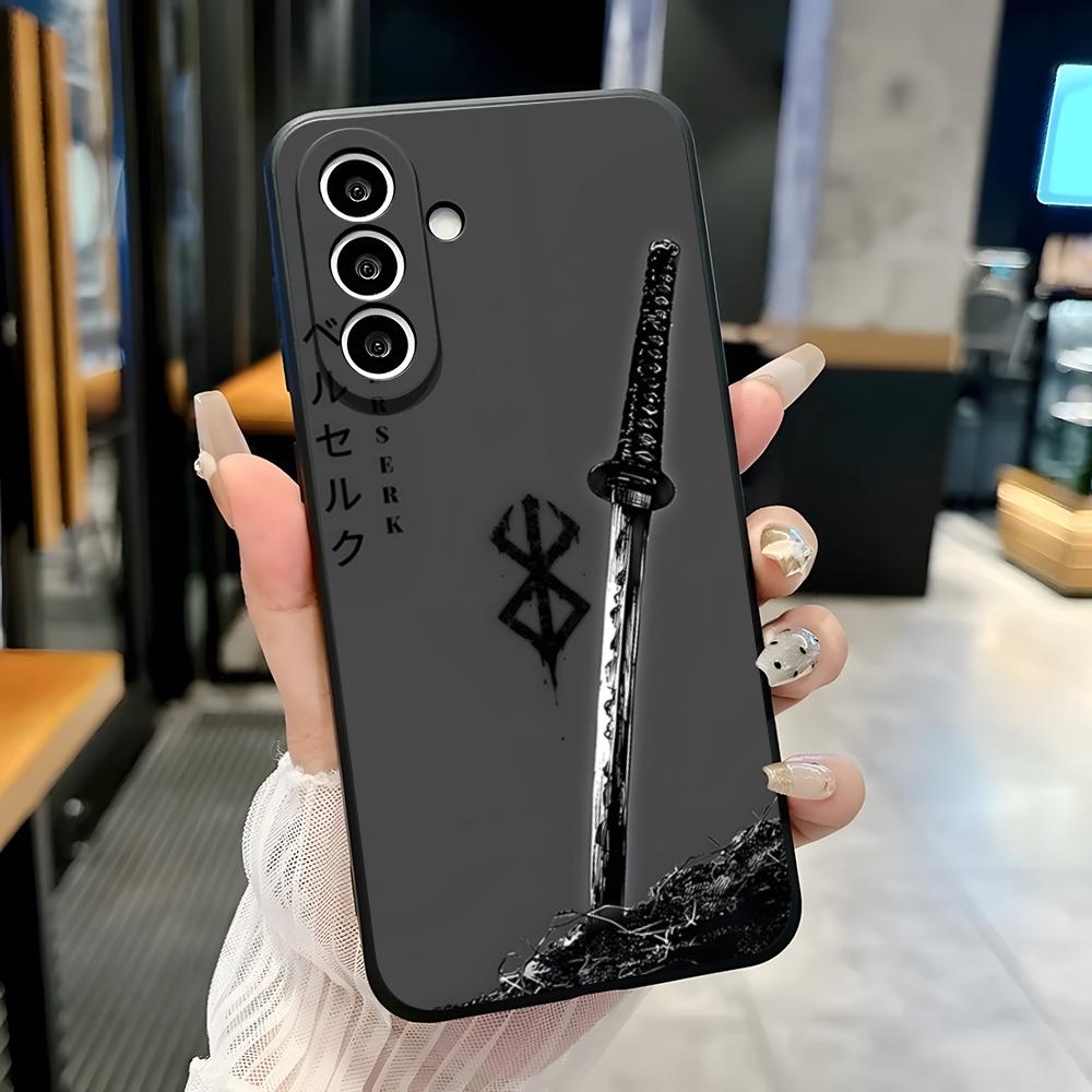 

Anime Berserk Phone Case For Samsung S25 Plus S20 S20 Plus S22 Ultra S23 FE S21 Plus S21 Ultra Soft Cover Samsung S25
