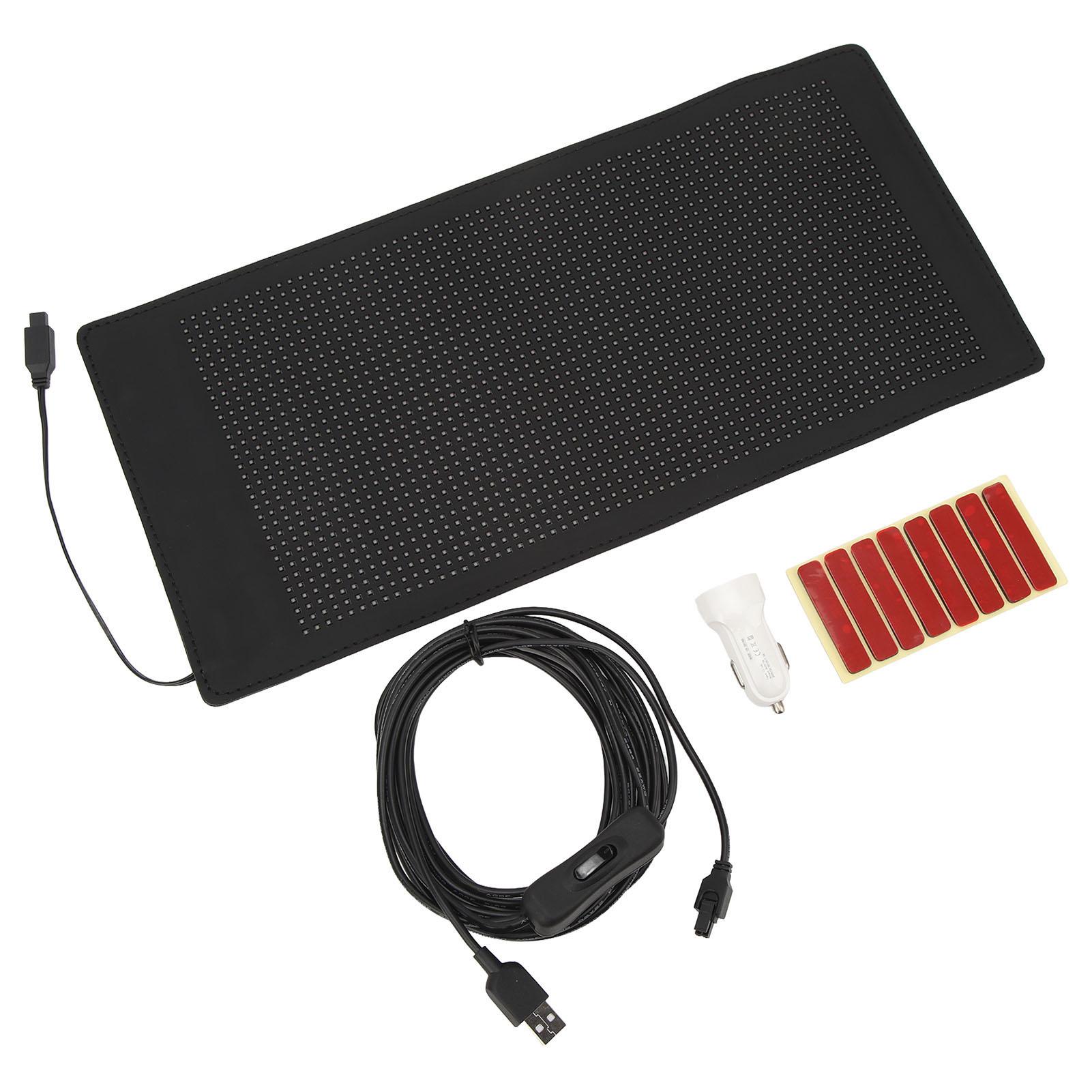 

Прокручивающийся светодиодный знак 390x187 мм Программируемый цветной световой дисплей с разрешением 32x64 USB DC 5 В