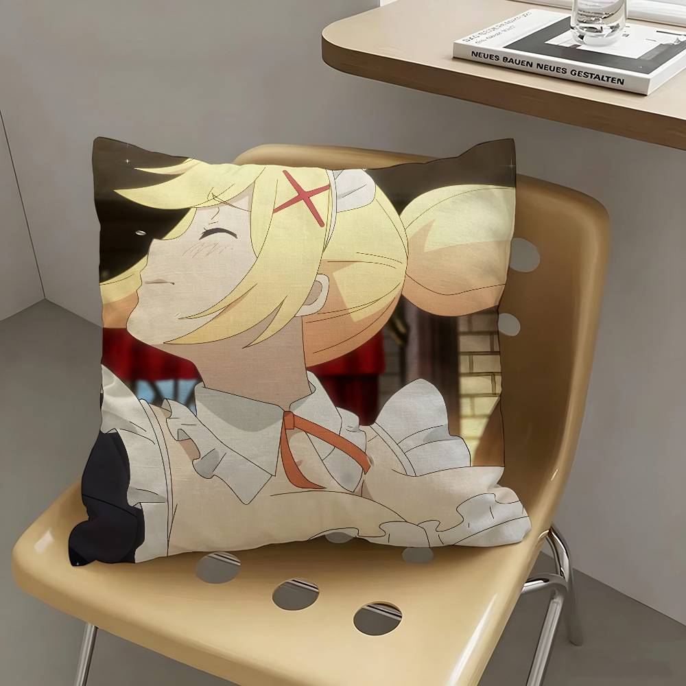 1pc Lalatina Dustiness Ford Anime Characters Pillow Case Fashion Square Pillowcase Bedroom Sofa Room Ins Decoration Leisure