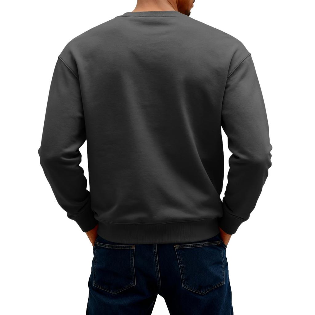 Mens Cable Knit Casual Long Leeve Crewneck Pullover Sweaters Textured