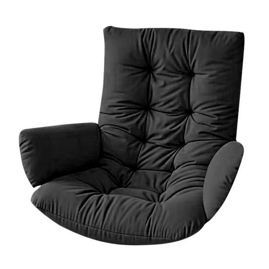 Waterproof Egg Chair Cushion Thicken Patio Hanging Basket Chair Cushion Egg Chair Cushion with Armrests for Indoor Outdoor Basket Swing
