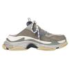 Balenciaga Triple S Mesh Low Top Chunky Sneakers Men's Gray Blue 755687W3SM11259