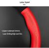 Luxgen Steering Wheel Cover: Suede Fit for U6, U5, MPV, Big 7, SUV, MASTER, CEO, Razor 3 Models
