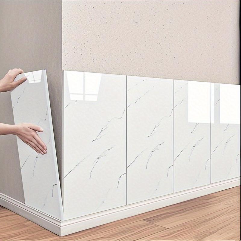 14-50pcs Glam Style Marble Pattern Wall Stickers PVC 60 X 30cm Nordic Wall Stickers Art Home Decor for Bedroom Toilet Waterproof