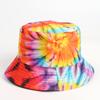 Gorro de pescador con efecto tie dye en color rosa vibrante: gorro de pescador reversible, liviano y protector solar para mujer: regalo perfecto para el Año Nuevo chino y el día de San Valentín
