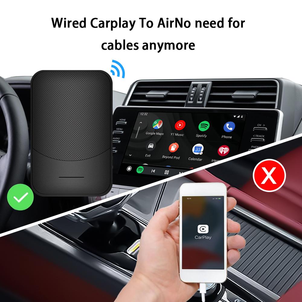 Wired To Wireless CarPlay Box Car Wired To Wireless CarPlay Adapter Car Universally PlugAndPlay
