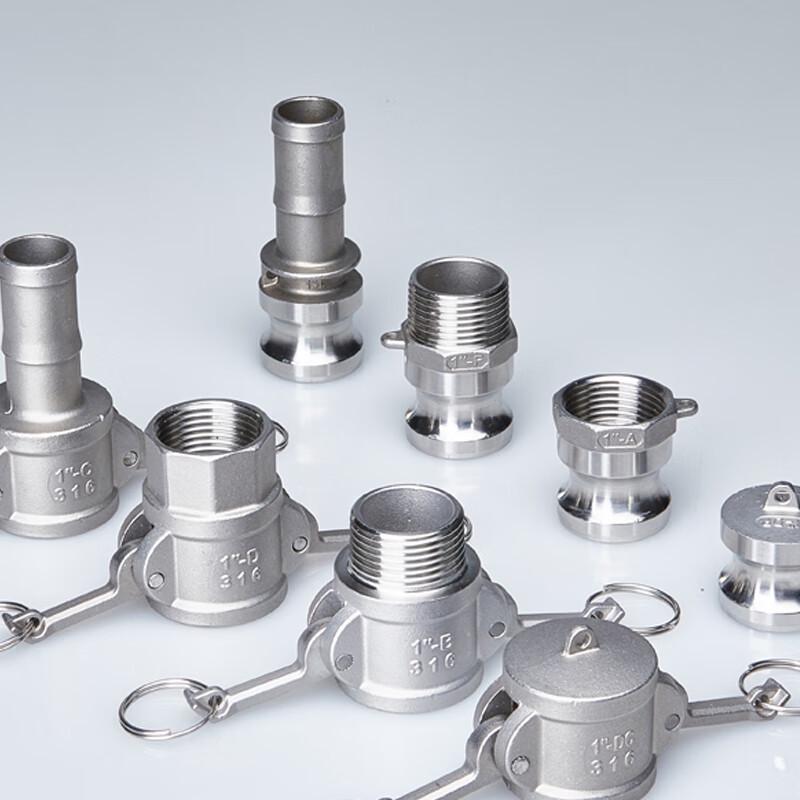 De Li 304 Stainless Steel F-Type Quick Connect Male Fitting CN plug (adapter included)