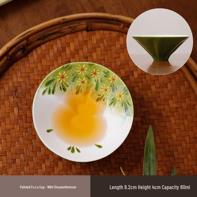 Chaxun Hand-Painted Fulu Teacup