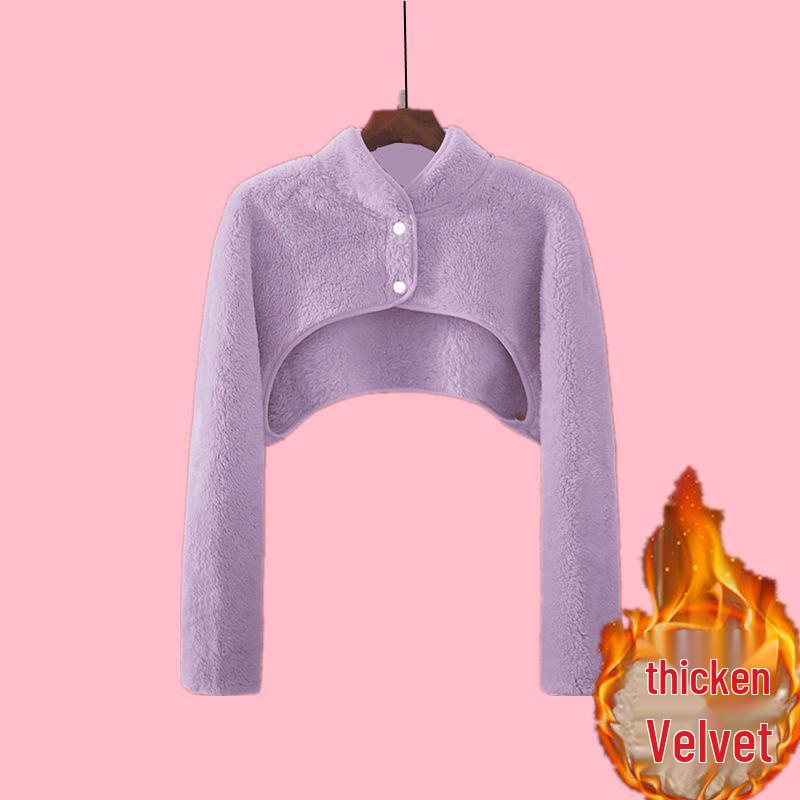 

Женский теплый фланелевый коралловый флисовый протектор для плеч и шеи для осени и зимы 4XL (165-190 lbs)