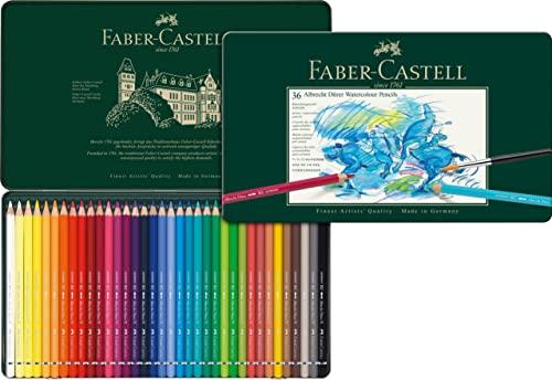 

Faber-Castell Albrecht Dura Watercolor Pencils, 36 Colors, Tin, 117536 [Official Japanese Product]
