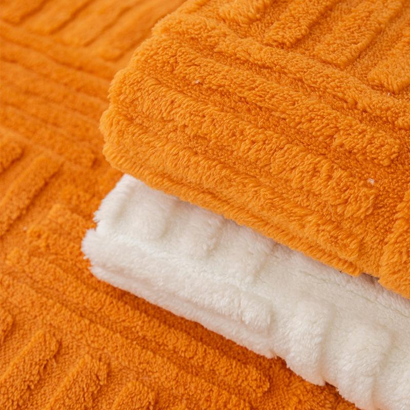 Thickened Cotton Velvet Sofa Cushion Autumn And Winter Plush Non-Slip Seat Cushion Simple Modern Straight Row Sofa Cover Cover Cloth Towel