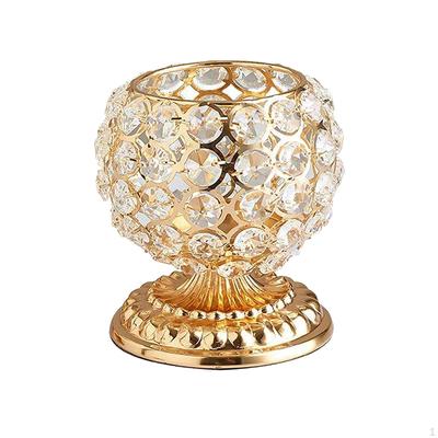 Elegant Crystal Candle Holder for Home Decor and Special Occasions
