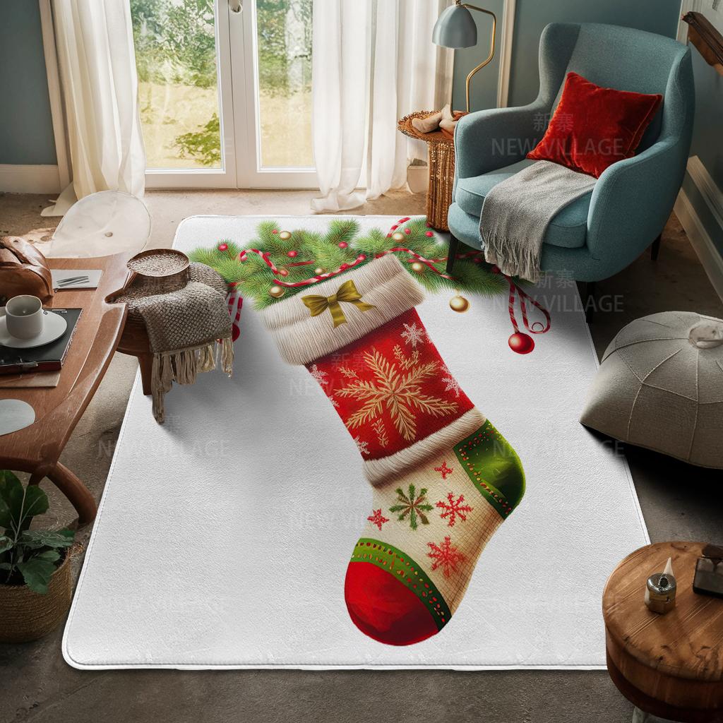 Koberec ke vchodu do domu Rohožka ke dveřím do domu Obývací pokoj Vana Koupelna Protiskluzové koberce s absorpcí vody vana Veselé Vánoce zima