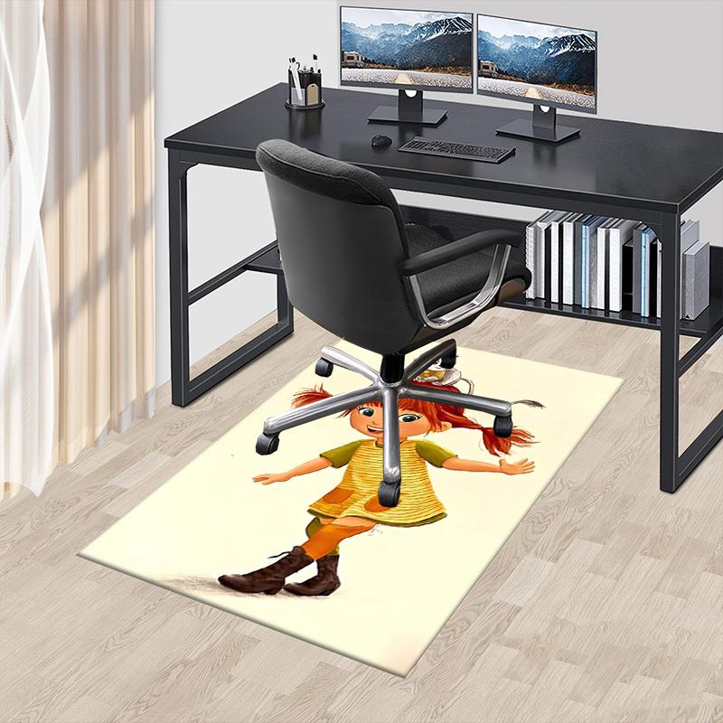 1PC Girl Monkey Extra Large Non Slip Floor Carpet, Office, Family, Bedroom, Studio   Large Area Rug Indoor Rugs, , Vibrant Colors
