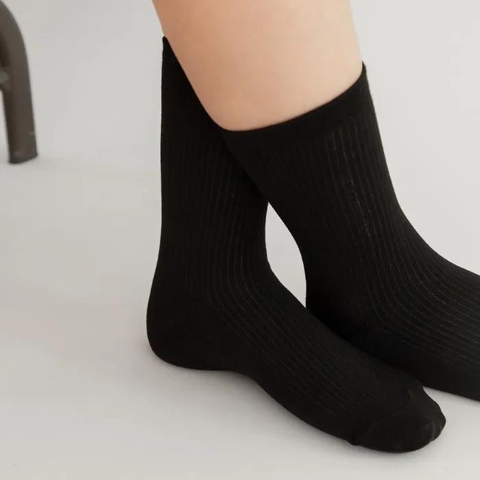 [4 TYPE] Essential Daily Socks Women 8-Piece Set (Original/Plain Long Socks/Ribbed Long Socks/Fake)