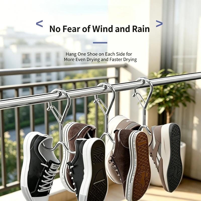 1/5/10Pcs Heavy Duty Double Utility Hooks with Buckle Multi-use Hangers for Clothes Towels Camping Home Use