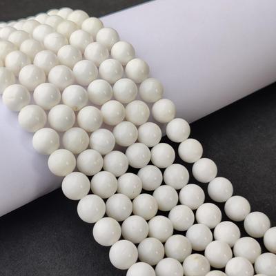 Mărgele sidef, margele albe MOP, margele rotunde libere, margele coaja naturale, margele de dimensiune 6 MM 8 MM 10 MM, margele suvite de 14-15 inch.