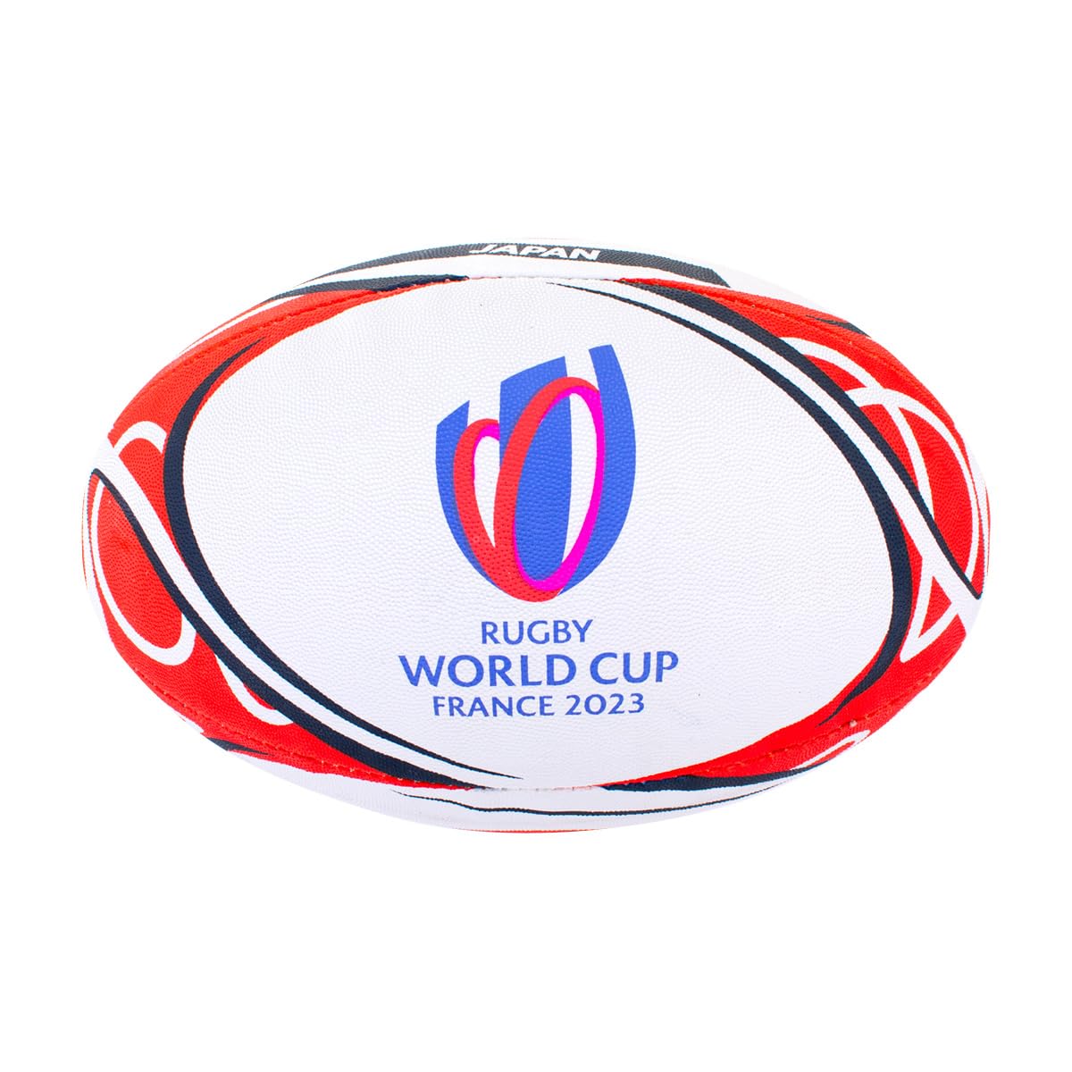 

RWC2023 Japan Rugby Ball World Cup 2023 Gilbert Japan White Red Flag Ball Size 5 (Japan) [Used]