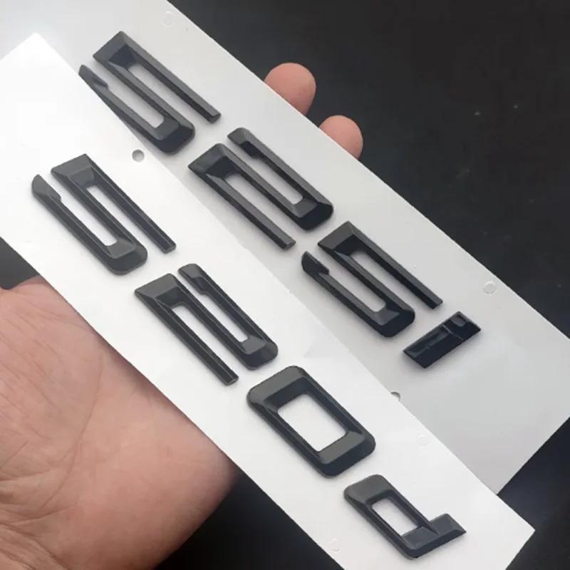 3D ABS For BMW E39 F10 E60 F11 530d 520d 520i 535d 535i 540i 525d 530i Emblem Letters Sticker Car Trunk Badge Accessories SK0