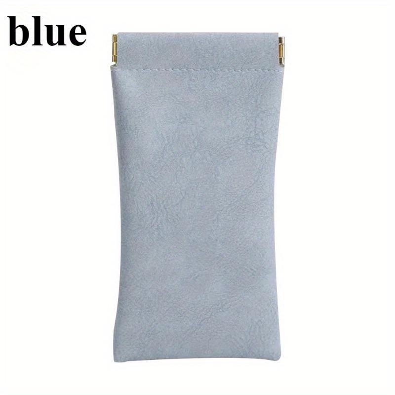 

5pcs PU Leather Reading Glasses Bag Case Automatic Closed Sunglasses Cover Eyewear Lightweight Storage Waterproof Protective Bag