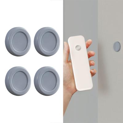 4pcs Magnetic Hooks Wall Mounted Remote Control Storage Rack No Punch Plug Router Hooks