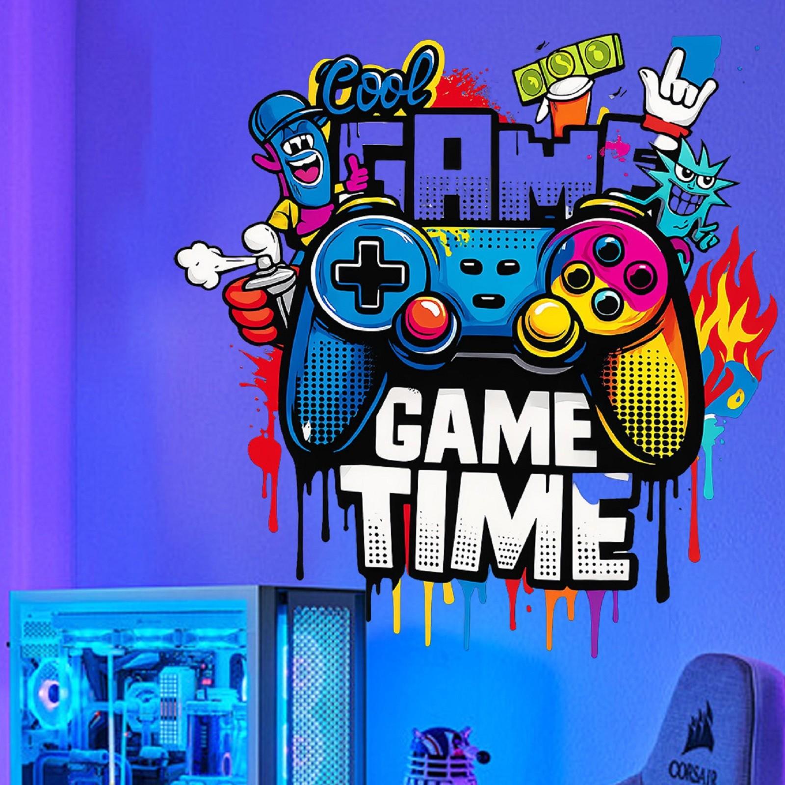 

Граффити Наклейка на стену в виде игрового контроллера One Size