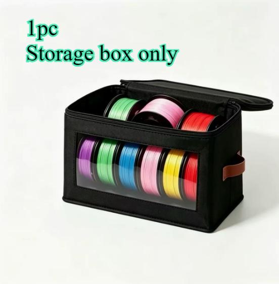 Special Storage Box for 3D Printing Consumables, Double Zipper Fully Sealed Wire Storage Box, Dedicated for 3D Printer Studios