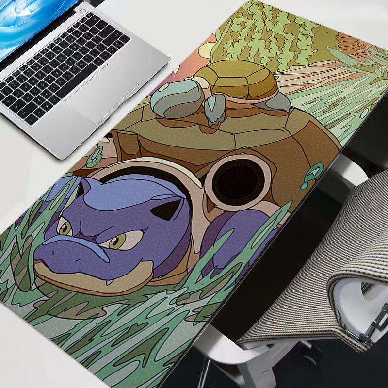 Mouse Pad Gaming Accessories PC Gamer alfombrilla xxl Pokemon Pikachu Computer Desk Mat Laptop Varmilo Keyboard Mousepad