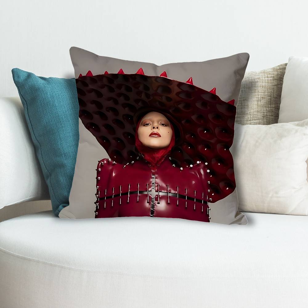 LLady GGaga MAYHEM Various Sizes Square Pillow Case For Car Home Bedchamber Decor Custom Valentine gift