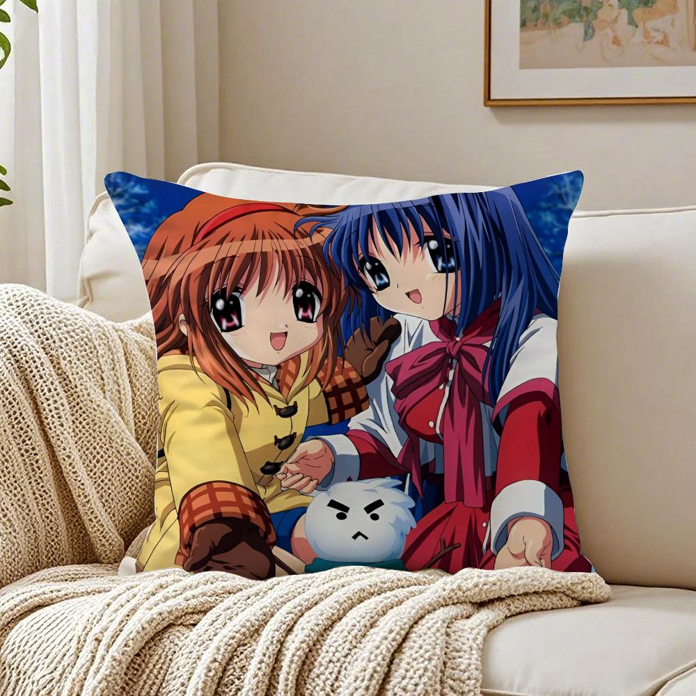 Cute Sweet Chinese Cartoon CClannad Cushion Cover Pillowcase Antidustmite living Room Sofa Decor Cushion Room