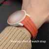 Gummiarmband für Blancpain X Swatch Five Oceans Gummi-Taucharmband, wasserdicht, 22 mm, Herrenuhrenarmband mit Schraubwerkzeug