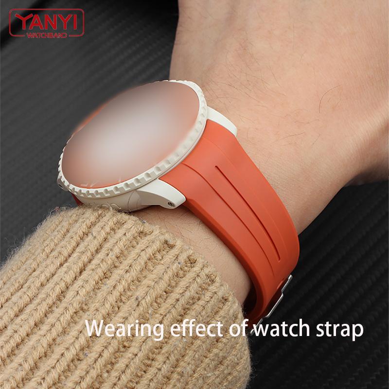Gummiarmband für Blancpain X Swatch Five Oceans Gummi-Taucharmband, wasserdicht, 22 mm, Herrenuhrenarmband mit Schraubwerkzeug