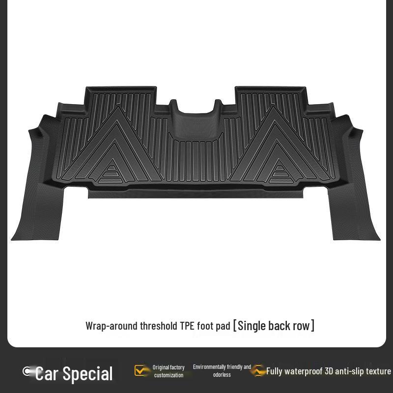 Waterproof TPE Car Floor Mats for Pentium B30 (2016-2018), One-Piece Molded with Door Sill Coverage