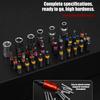 38 Pieces Magnetic Screwdriver Ratchet Set  For Car Home Motorcycle Hvac Repair