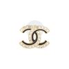 Chanel Double C Logo Design Metal Earrings Women earrings Gold ABC327-B15468-NU644