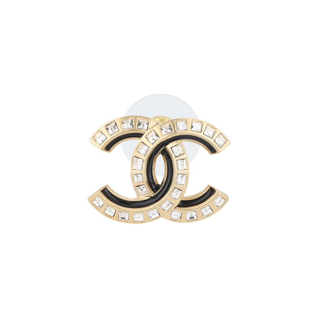 Chanel Double C Logo Design Metal Earrings Women earrings Gold ABC327-B15468-NU644