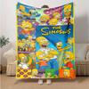 1Pc Simpsons Family Blanket Soft And Comfortable Casual Warm Camping Travel Christmas Halloween Gift M921902