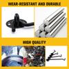 2pcs Black Crescent window lock Cabin Hooks Eye Latch Stainless Steel safety switch 3/4/6/8/10/12/14/16inch Holder with screws