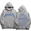 Stray Kids dominATE Europe Tour Blue Death Hoodie, Front Gothic Stray Kids Lettering Wing Graphic Full European Date List Oversized K‑Pop Fan Pullover
