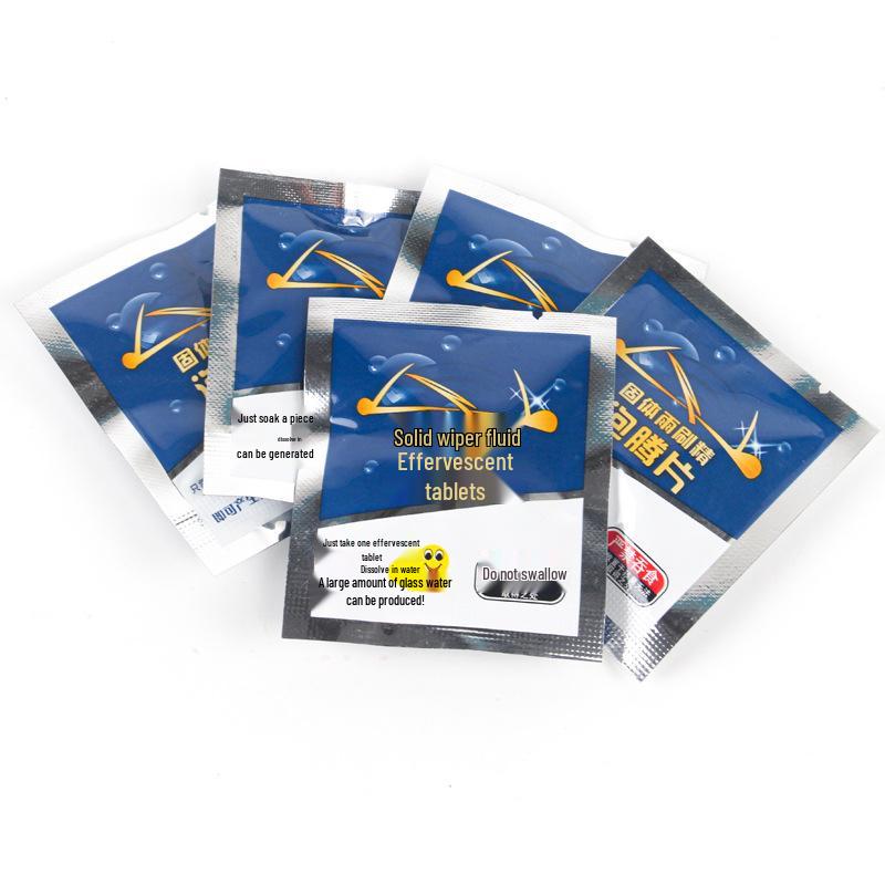 Effervescent Windshield Washer Fluid Tablets - Super Concentrated Cleaning Agent for Car Glass
