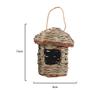 Hand-woven Bird's Nest Hibiscus Grass Bird Cage Pet Gardening Decorations