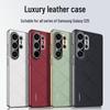 Compatible Samsung S26 Ultra Case: Chanson Rhombus Electroplated Leather, Drop-Proof Protective Cover.