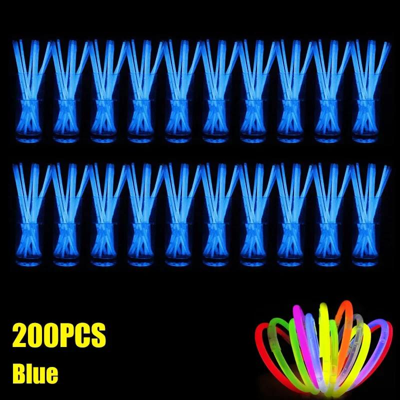 Nowa 2025 Fluorescencyjna Bransoletka w Kształcie Patyka Naszyjnik Glow Stick Bransoletka Materiały Imprezowe Dekoracja Koncertowa Jednorazowy Fluorescencyjny Patyk